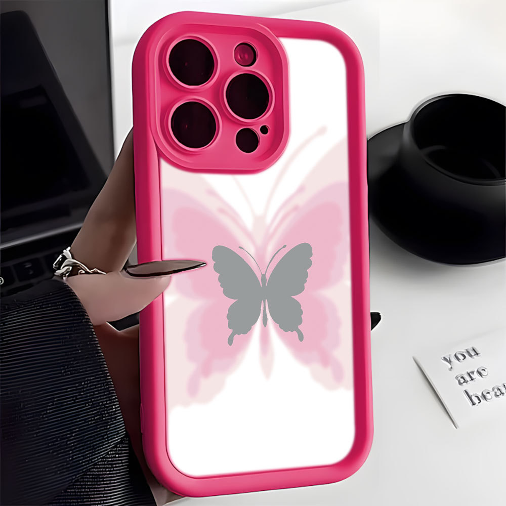 Borboletas Sofisticadas Capa Capinha Para Samsung Galaxy A03 A04E A10S A11 A20 A30S A50S M34Fina Sem Impressões