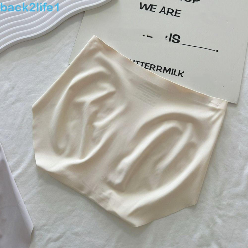 BACK2LIFE1 Roupa Íntima Invisível Fitness , Cuecas De Seda Gelada Anti-Constrangimento , Quadril Pêssego