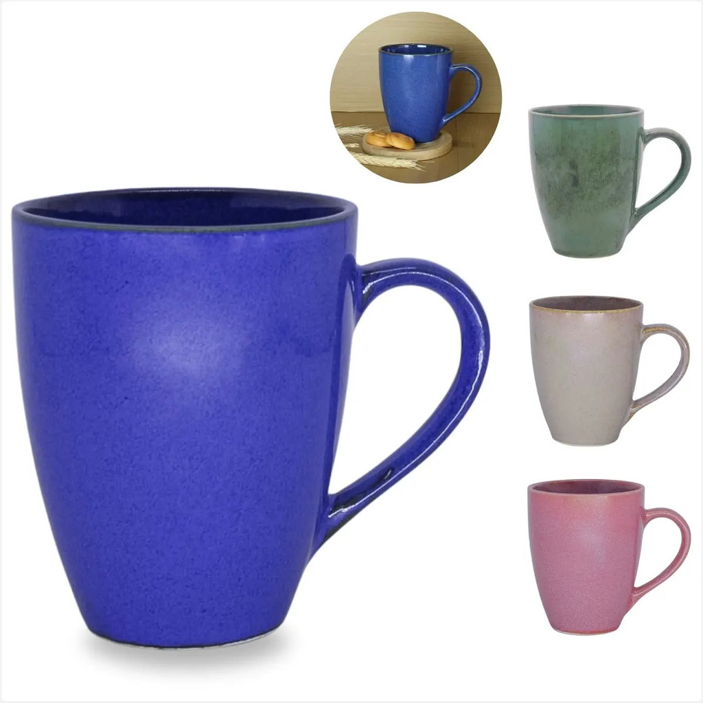 Caneca De Cerâmica Para Chá ou Café Maeve 280ml Multicor Hauskraft