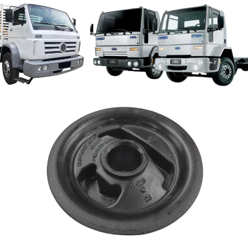 Coxim Traseiro Suspensao Cabine Caminhão Ford Cargo Volkswagen Worker R229