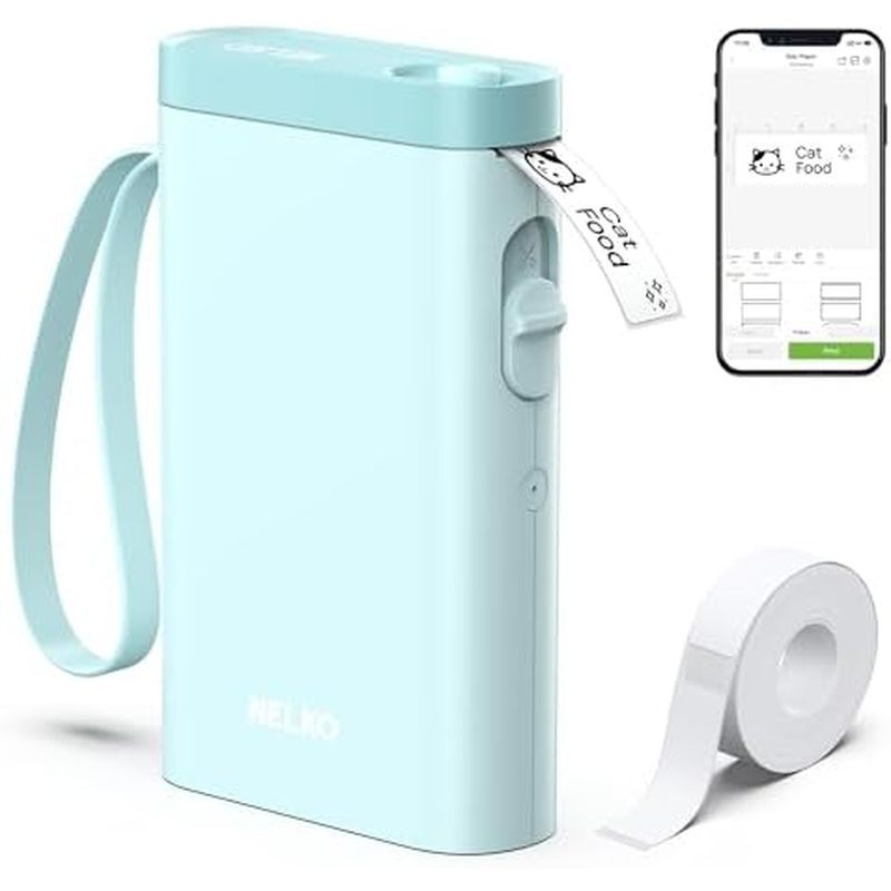 Máquina De Fazer Etiquetas Nelko Com Fita , Impressora De Bluetooth P21 , Mini Fabricantes Sem Fio Vários Modelos Para C