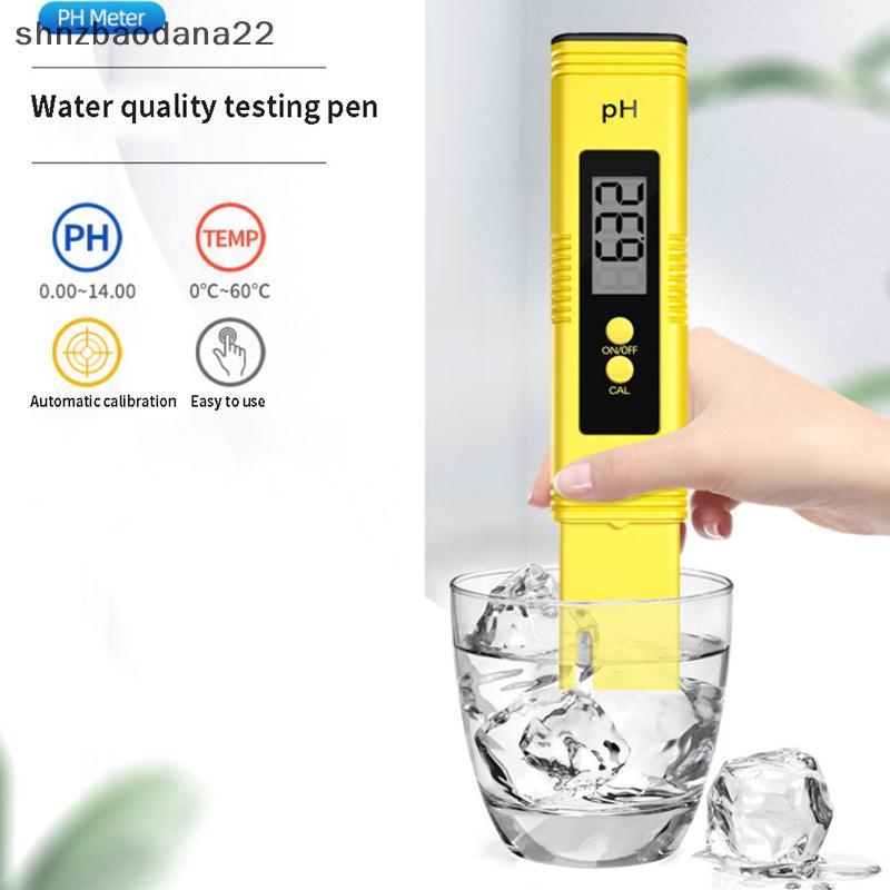 [Shnzd] Medidor De PH Digital De Alta Precisão LCD Aquário Água Ácido Tester Analisador De Piscina EMKK