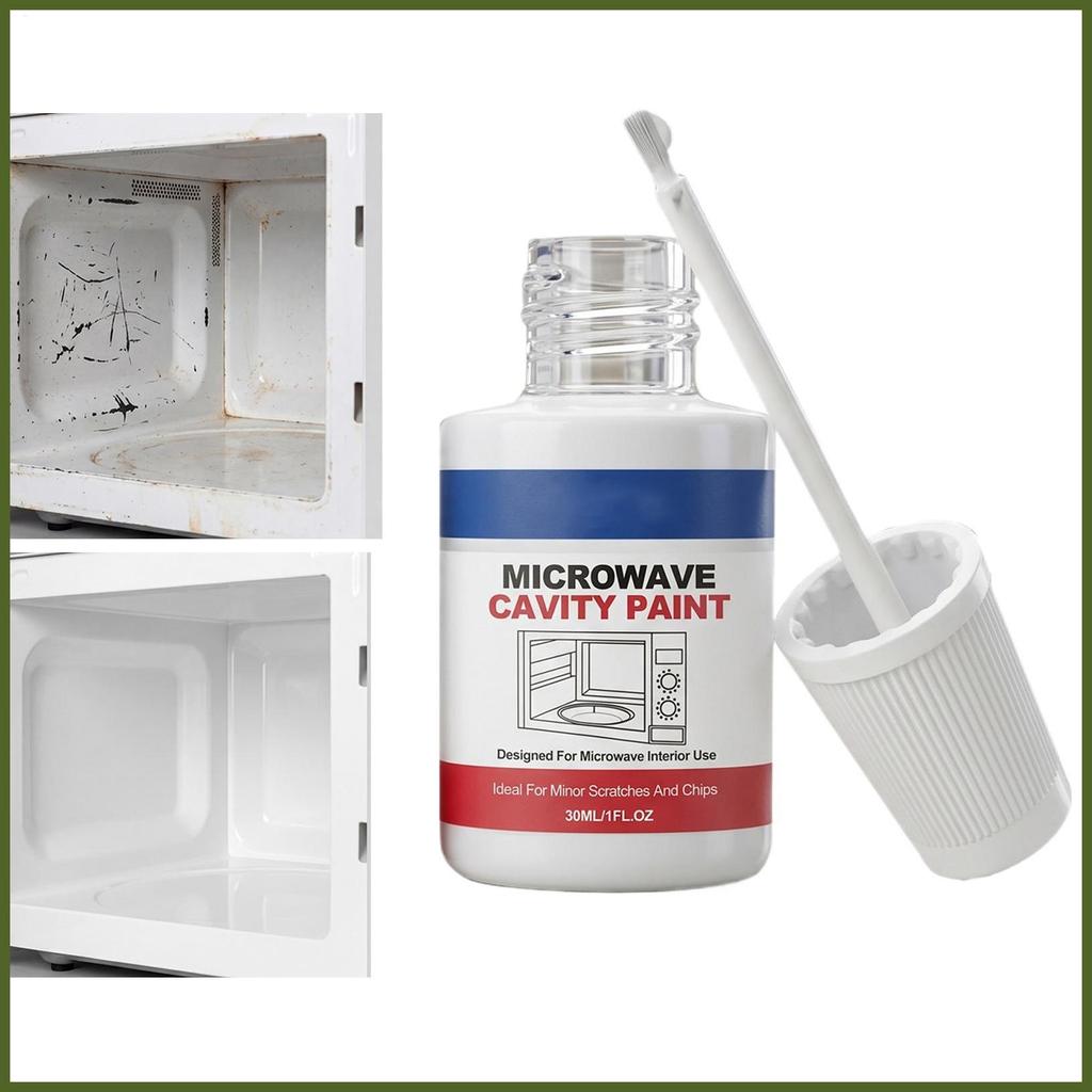 Pintura De Micro-Ondas Cavidade Interior 30ml Aparelho Reparação Revestimento Microondas Para Casa Cozinha tiankarbr