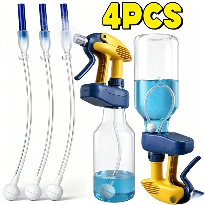 Tubo De Pulverização Com Bico Giratório-Mangueira Universal Para Frasco De Spray-360 ° Adaptador Pulverizador-Canudo Fle