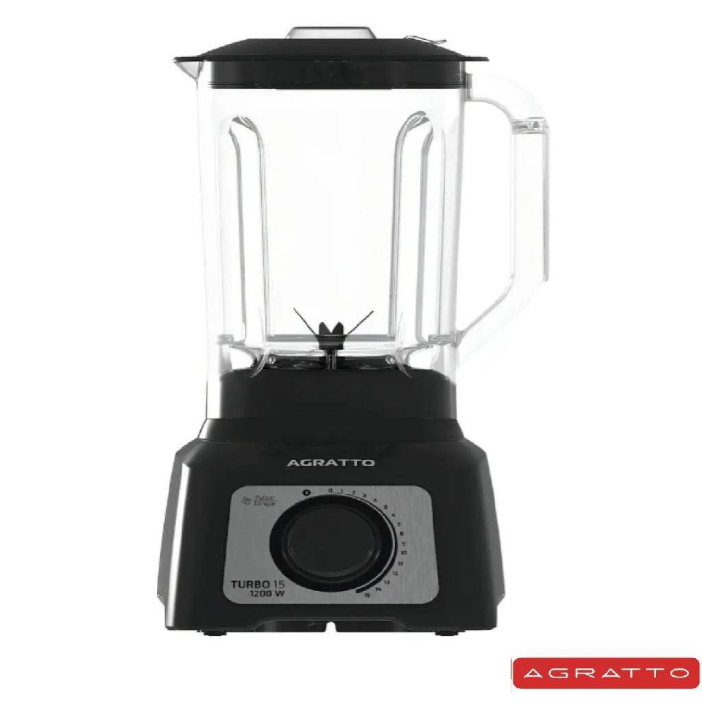 Liquidificador Agratto 3,2l 1200w Turbo Potente Resistente