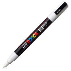 Caneta Posca PC-3M Branco Uni-Ball