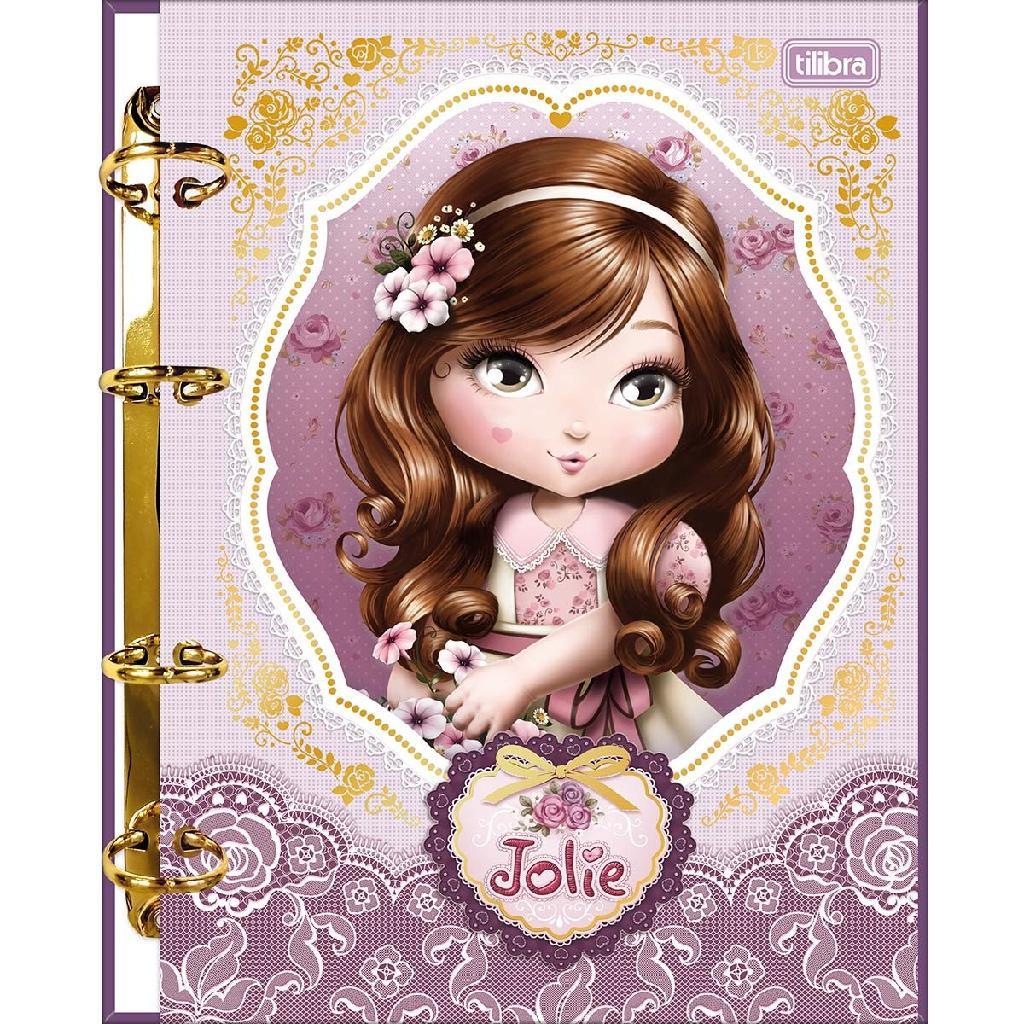Caderno Argolado Colegial Jolie 80 Folhas Tilibra em Oferta na Shopee