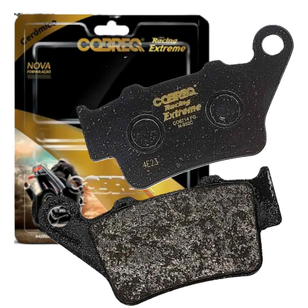 Pastilha de Freio Traseira P/ Royal Enfield Hunter 350 / Himalayan / Meteor 350 / Classic 350 Cobreq (Cerâmica)