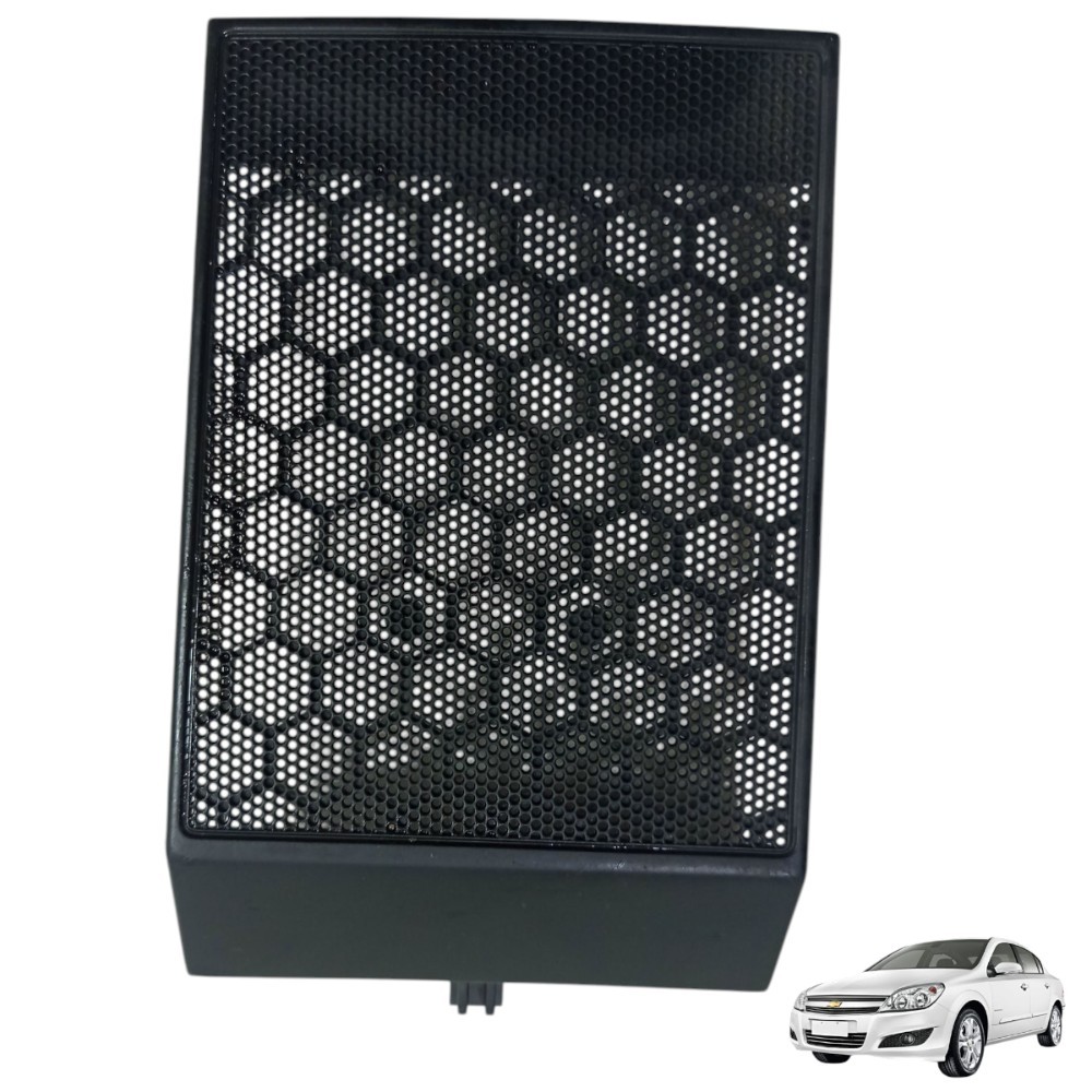 Moldura Tela Grade Alto Falante Chevrolet Vectra 2006 2011 Preto