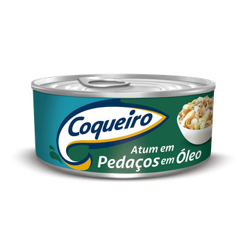 Atum em pedacos no oleo Coqueiro 170g