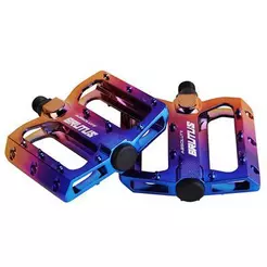 Pedal Bicicleta Absolute Brutus Flat 9/16 Oil Slick Camaleão