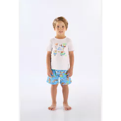Pijama Infantil Camiseta e Bermuda Up Baby