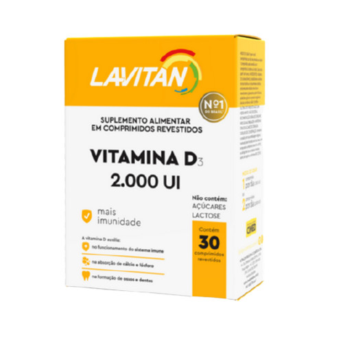 Lavitan Vitamina D 2.000Ui Comp Rev X 30