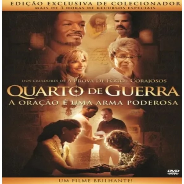 DVD Quarto de Guerra: A Oração é uma Arma Poderosa editora Alex Kendrick