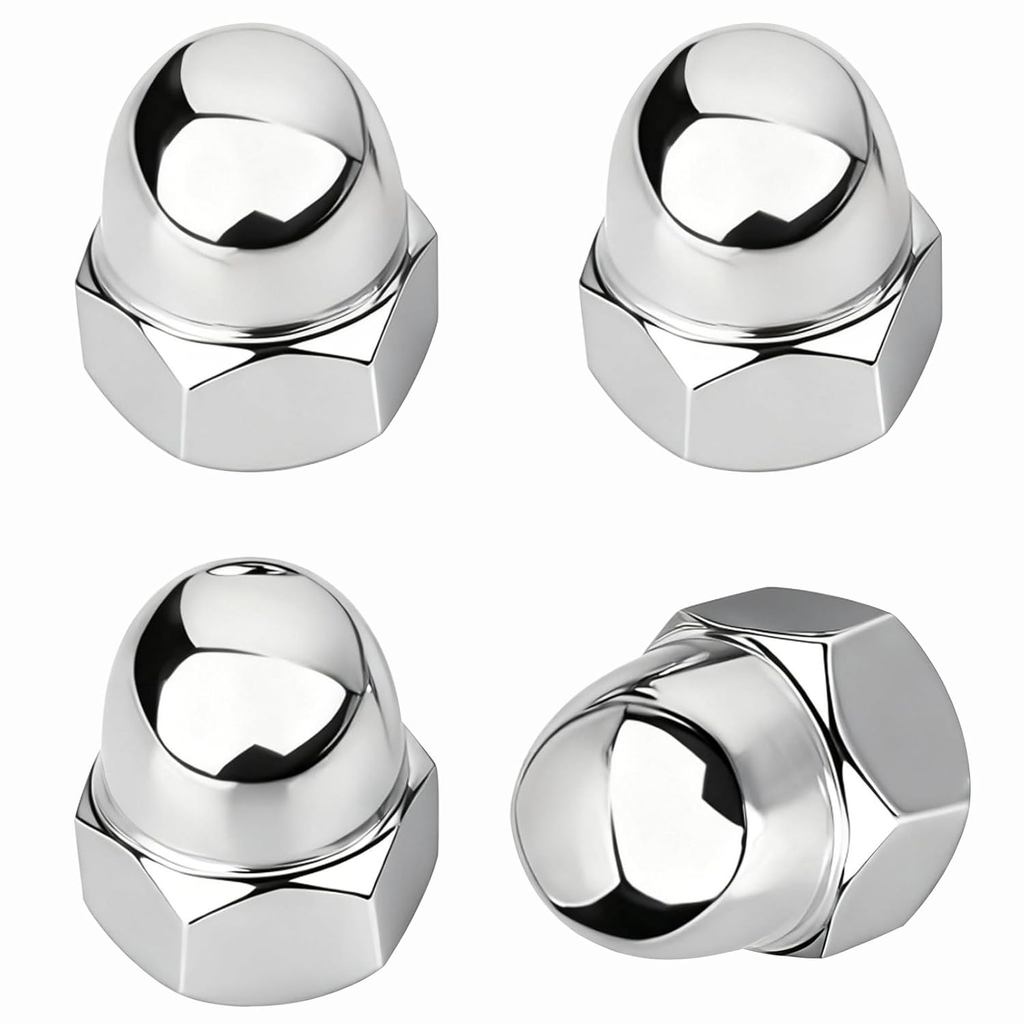 Porcas/Parafusos de Fixação de Placa de Licença Compatíveis com Volvo XC90/ S60/ S40/ S90/ V60/ V90 (Apertam-se no Pino 