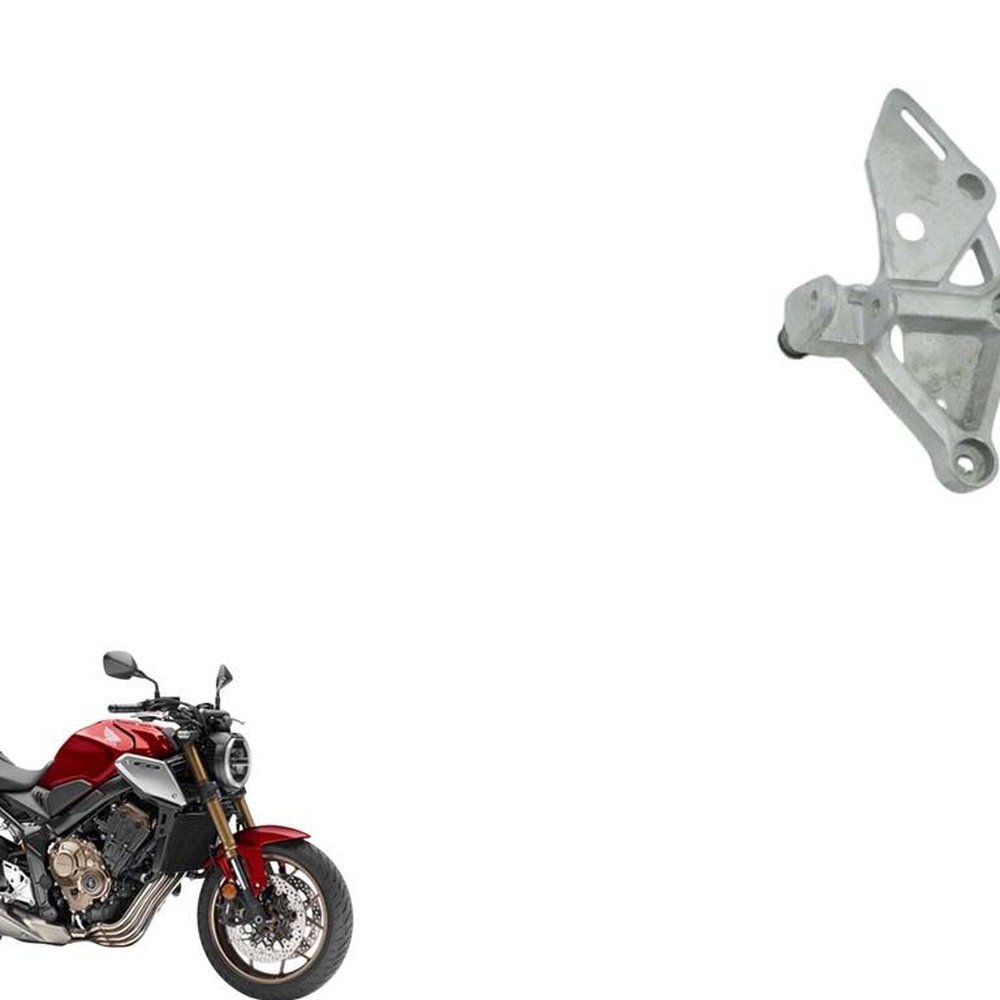 BACALHAU SUPORTE PEDALEIRA DIANT. DIR. HONDA CB 650 R 2023 USADO ( ORIGINAL )