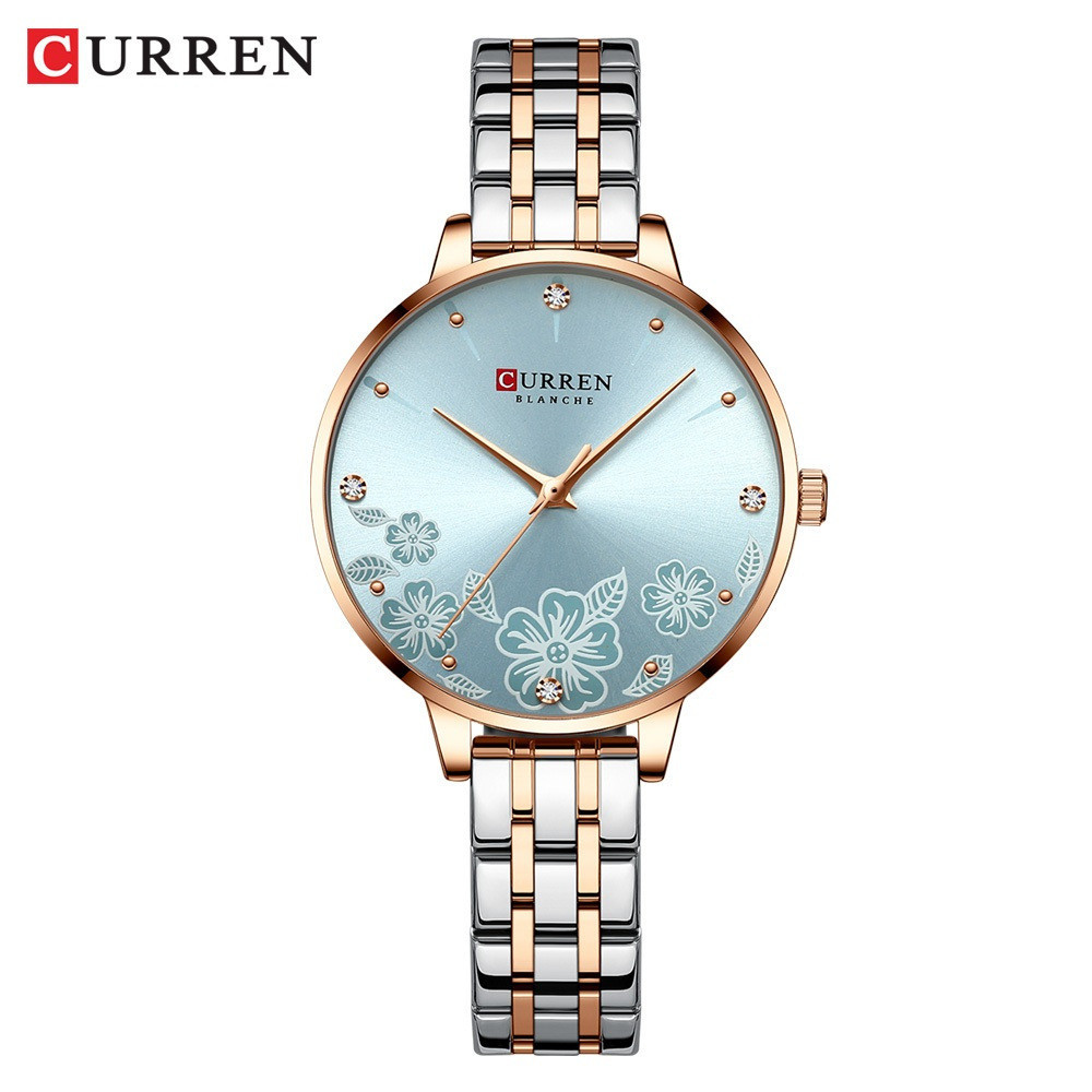 CURREN Relógio Feminino original Topo Moda Marca De Luxo Lazer Negócios Esportes Quartzo Aço Inoxidável À Prova Dwaterpr