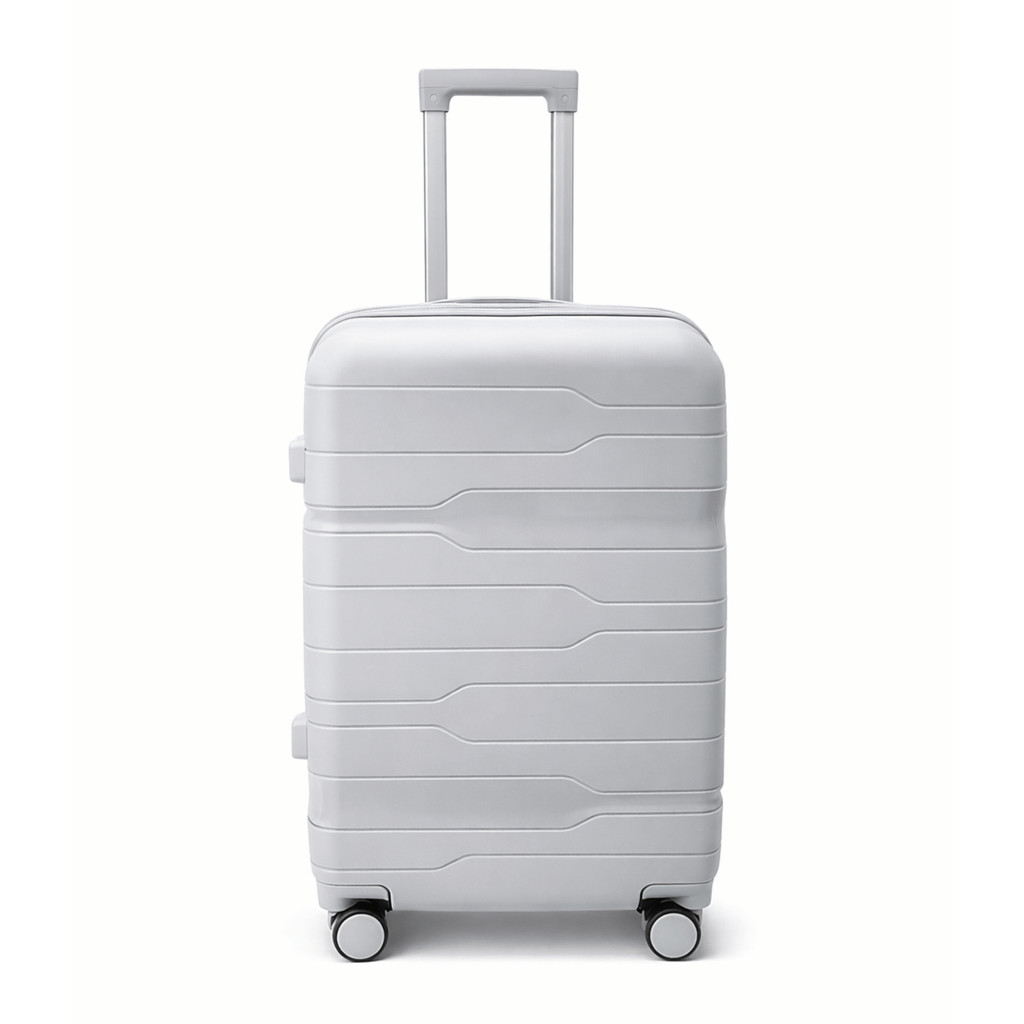 Mala de Bordo 12kg ABS Polipropileno USB Rodas 360 Removíveis Mala de Mão Padrão Anac Viagem Avião