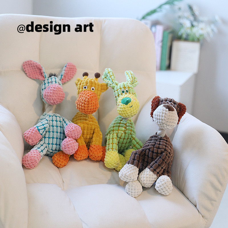 Brinquedo para animais de estimação cão mordida som brinquedo engraçado burro resistente à mordida Molar pet brinquedo d
