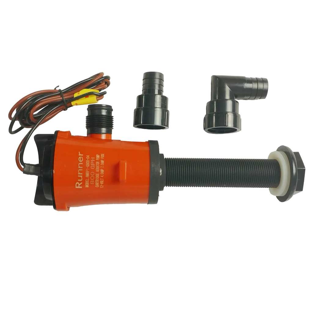 Bomba De Viveiro Oxigenadora Runner 800Ghp Aerador Náutica