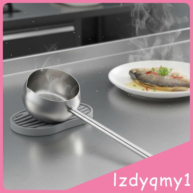 [Lzdyqmy1] Concha De Aço Inoxidável 304 Panela Quente Colher De Sopa Utensílios De Cozinha Resistentes Ao Calor Para Coz