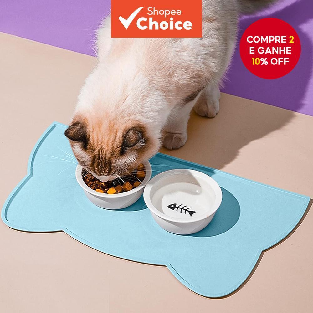 PetDine 2025 Tapete De Comida De Gato Alimentação De Silicone Para Animais De Estimação Antiderrapante À Prova D'água Ba