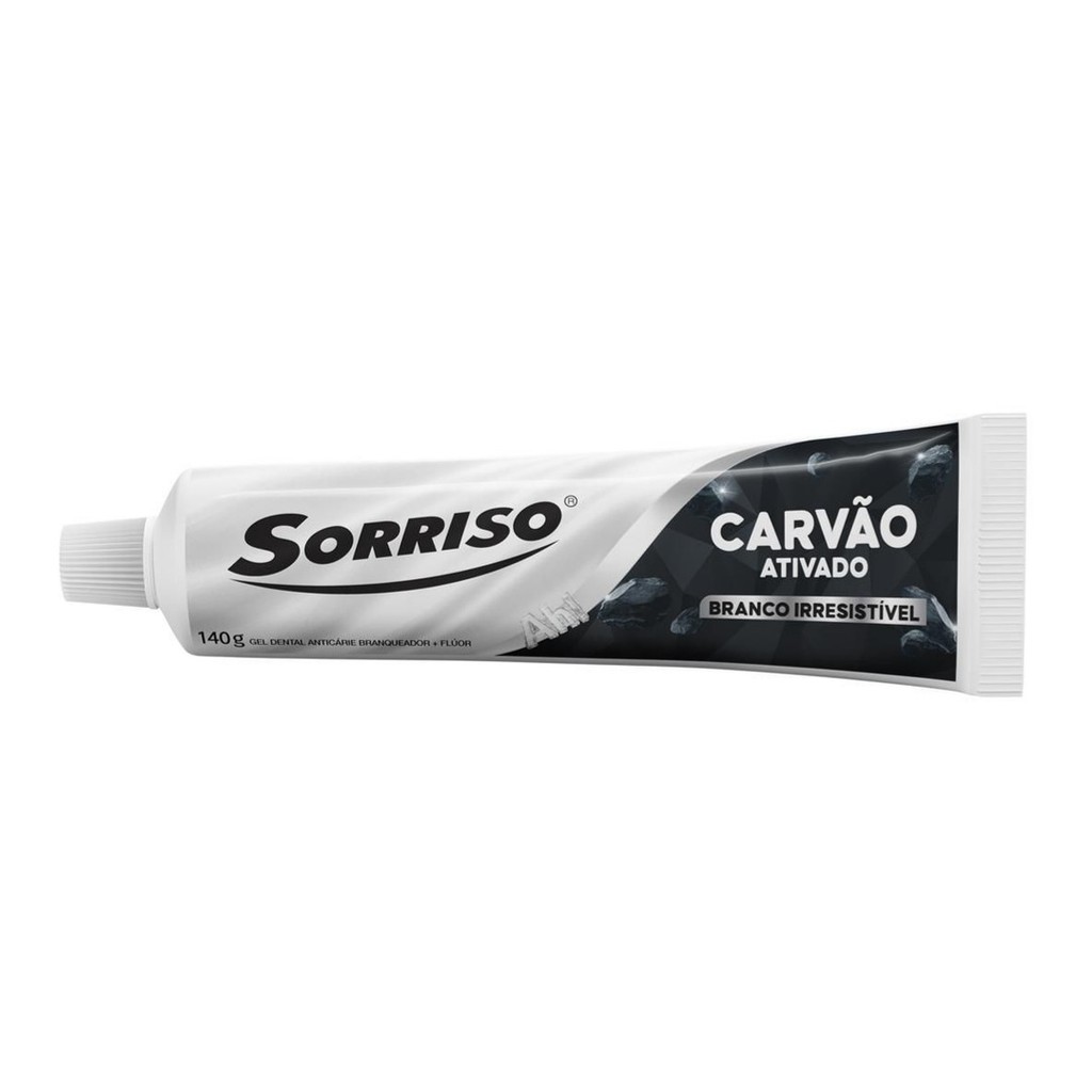 Creme Dental Sorriso Carvao Ativado 140g em Oferta na Shopee