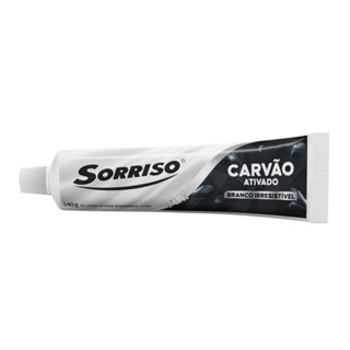 Creme Dental Sorriso Carvao Ativado 140g em Oferta na Shopee