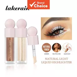Lakerain Rare Light Liquid Highlighter Luminizer para Contorno Facial e Corporal, Bronzer Brilhante, Contorno Suave e