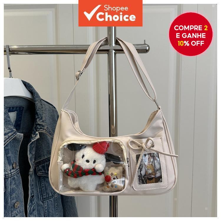 Bolsa de Ombro de Alta Design para Mulheres | Nova Bolsa Crossbody Niche Verão 2025 | Sling Bag Premium Ins Fofa e