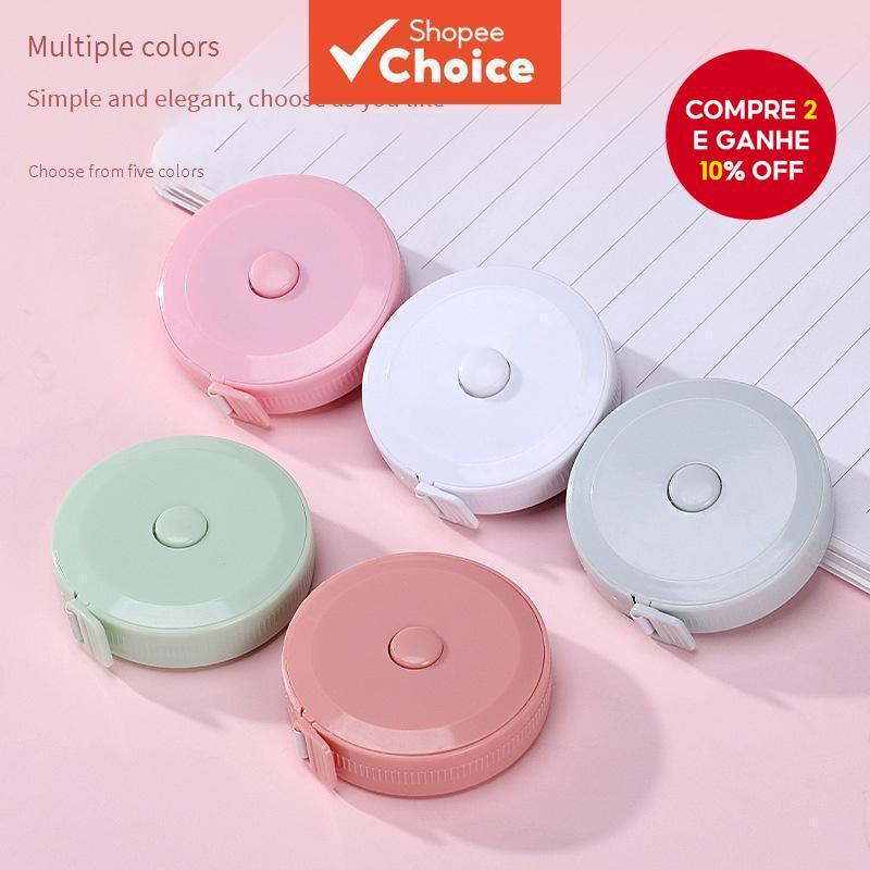 Fita Métrica Fofa Portátil-Mini Régua Macia Para Medir Tamanhos De Cintura E Roupas