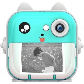 Câmera De Impressão Instantânea Para Crianças Vídeo Fotografia Digital Fotográfica Toy Mi…
