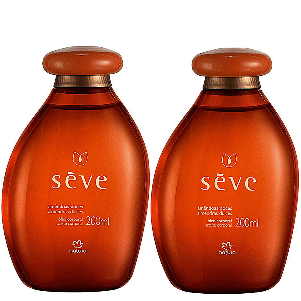 Kit 2 Óleo Desodorante Corporal Seve Amêndoas Doces 400 ml