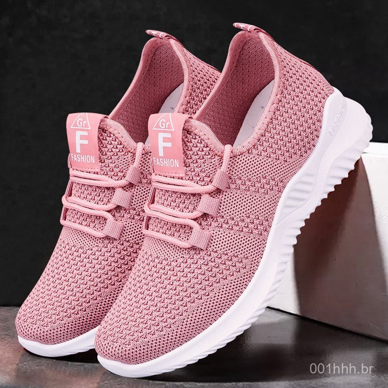 Calçados Femininos S Calçados Casuais Leves Exportação Calçados de Corrida Respirável Co Ortáveis Calçado — R$ 70,66 em Shopee