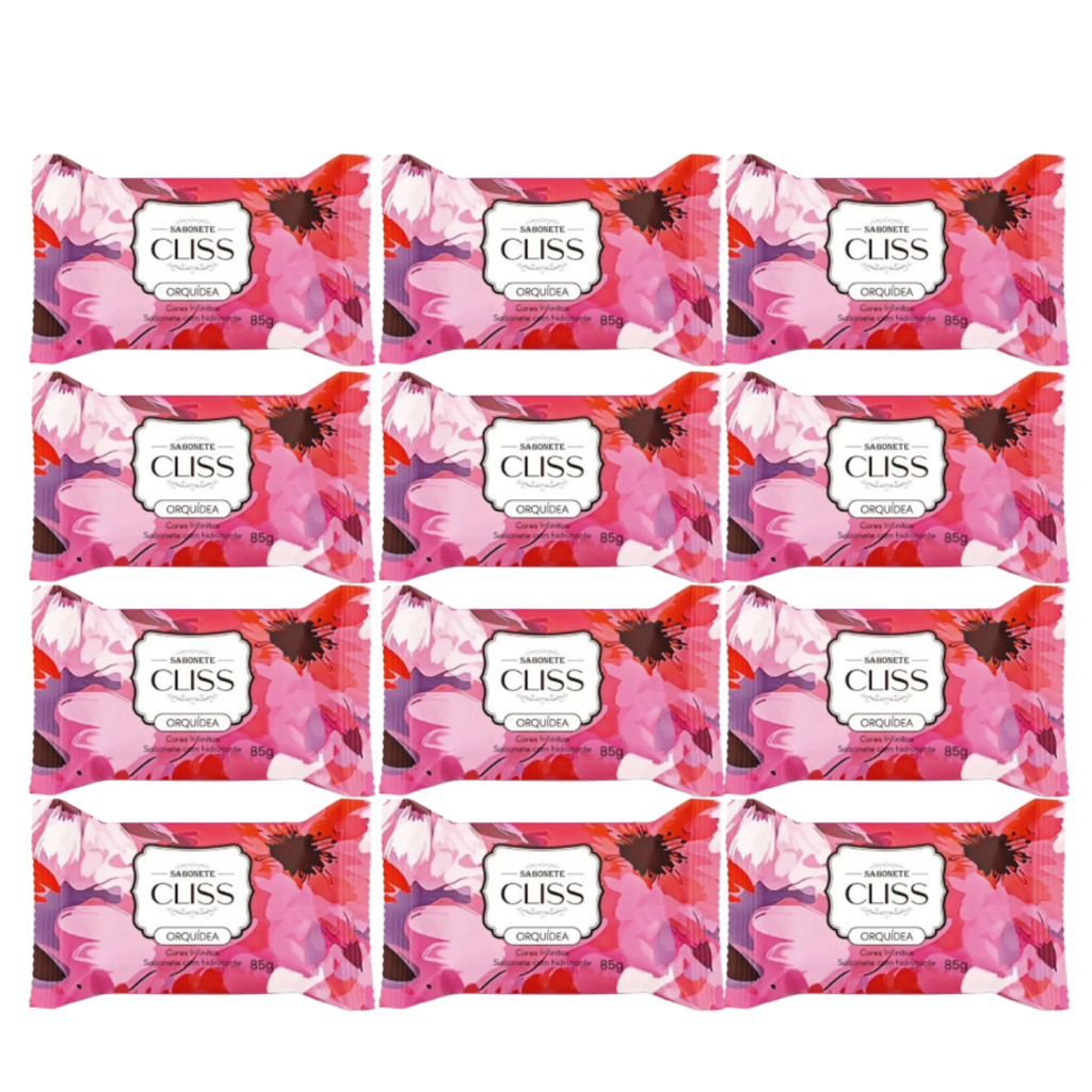 Kit Sabonete CLISS Orquidea C/12UN em Oferta na Shopee