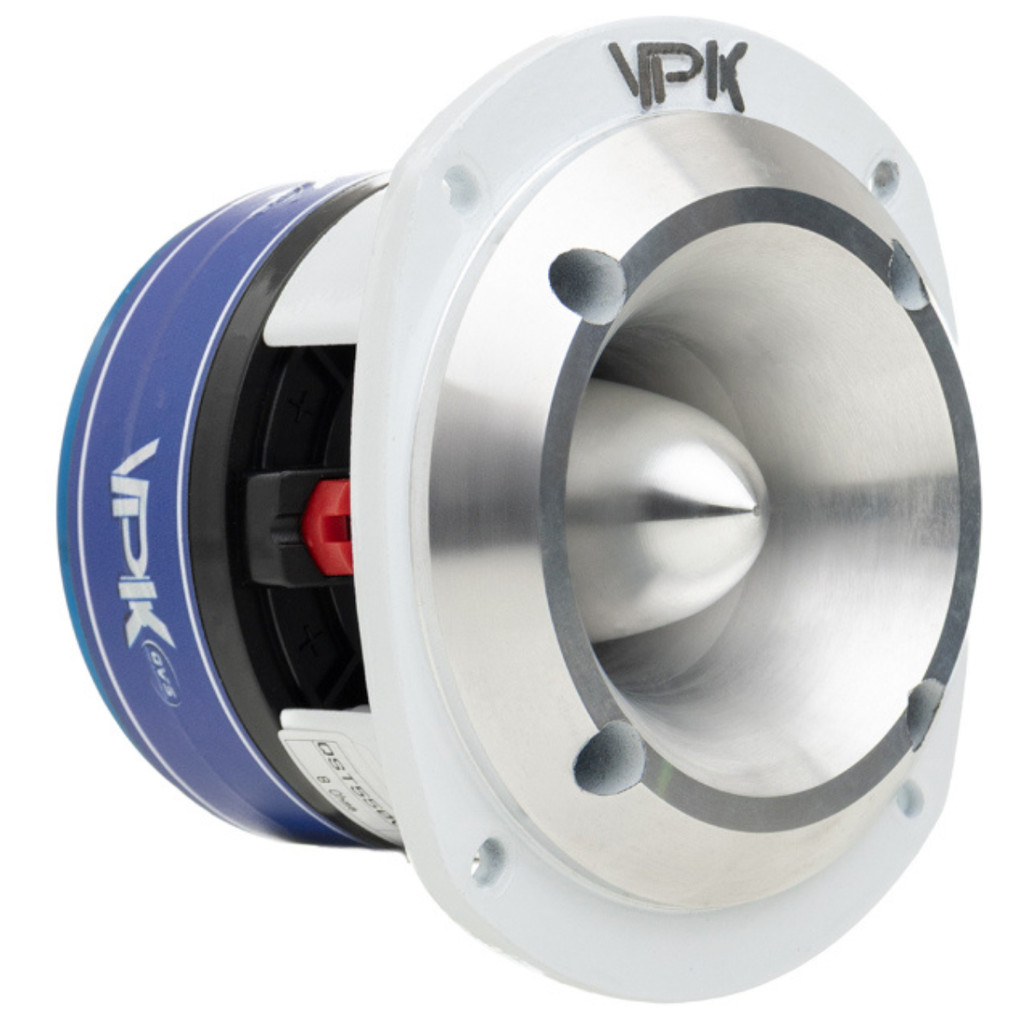 Super Tweeter QVS 550 TRIO 180w RMS 8 ohms Branco Som Automotivo Paredao 4 Vias