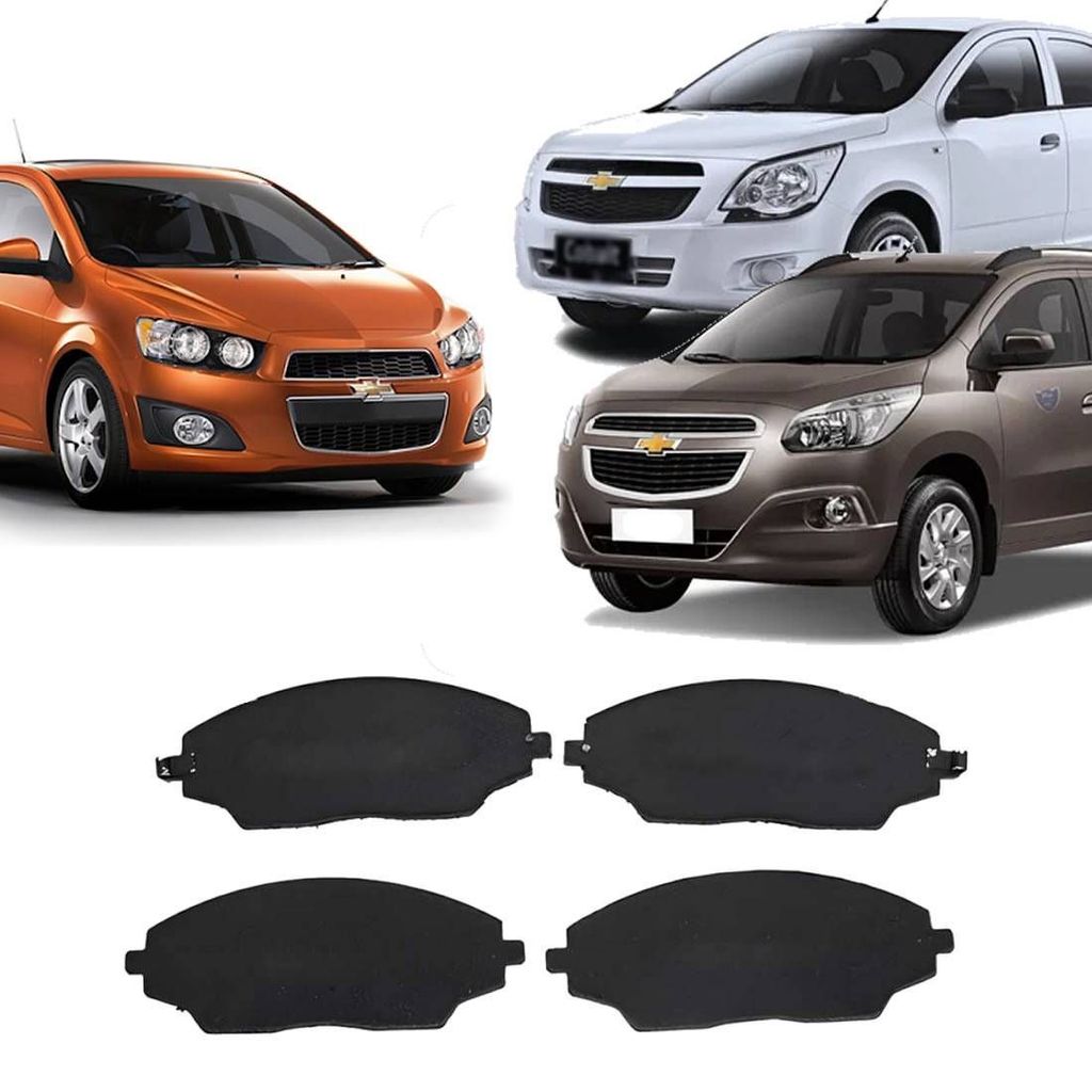 Pastilha de Freio Dianteira Cobalt 12/16 Com Abs Spin 12/16 Sonic 12/16