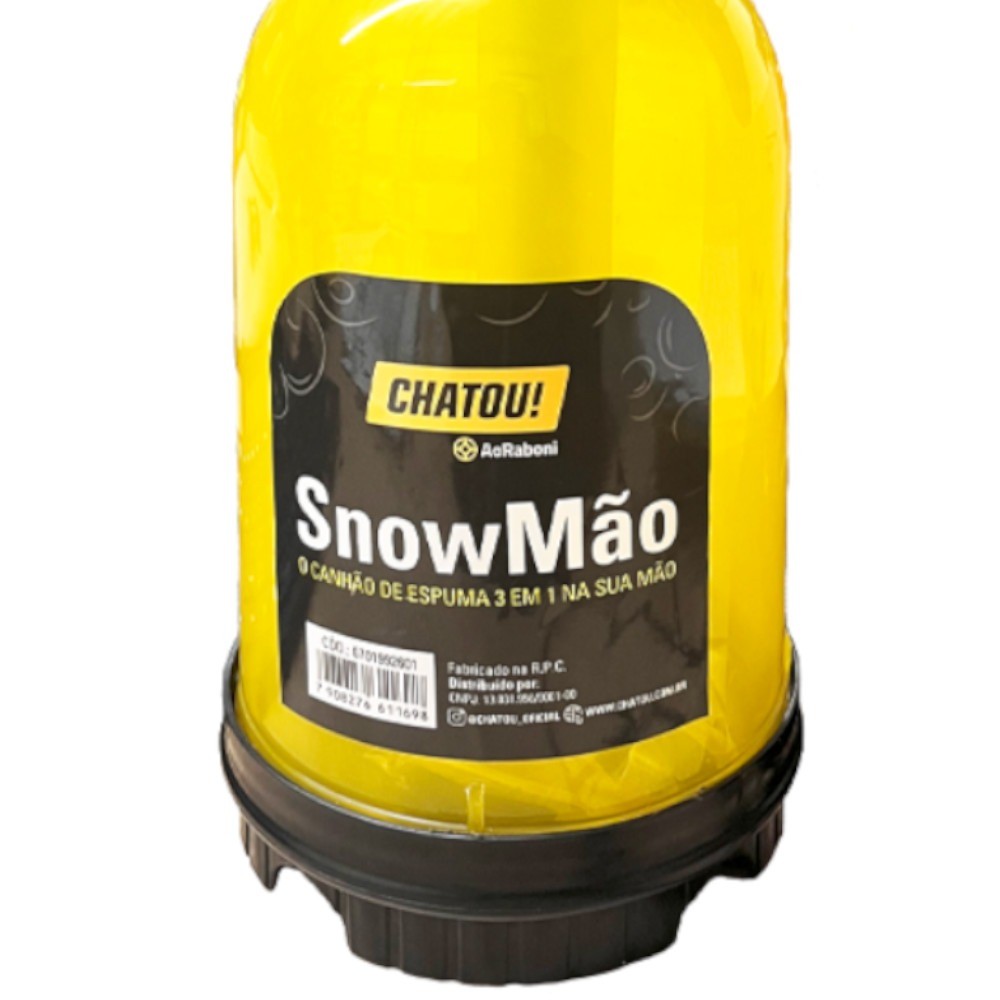 Detalhes do Canhão de espuma 2 litros 3 em 1 - Snowmão Chatou Sigma