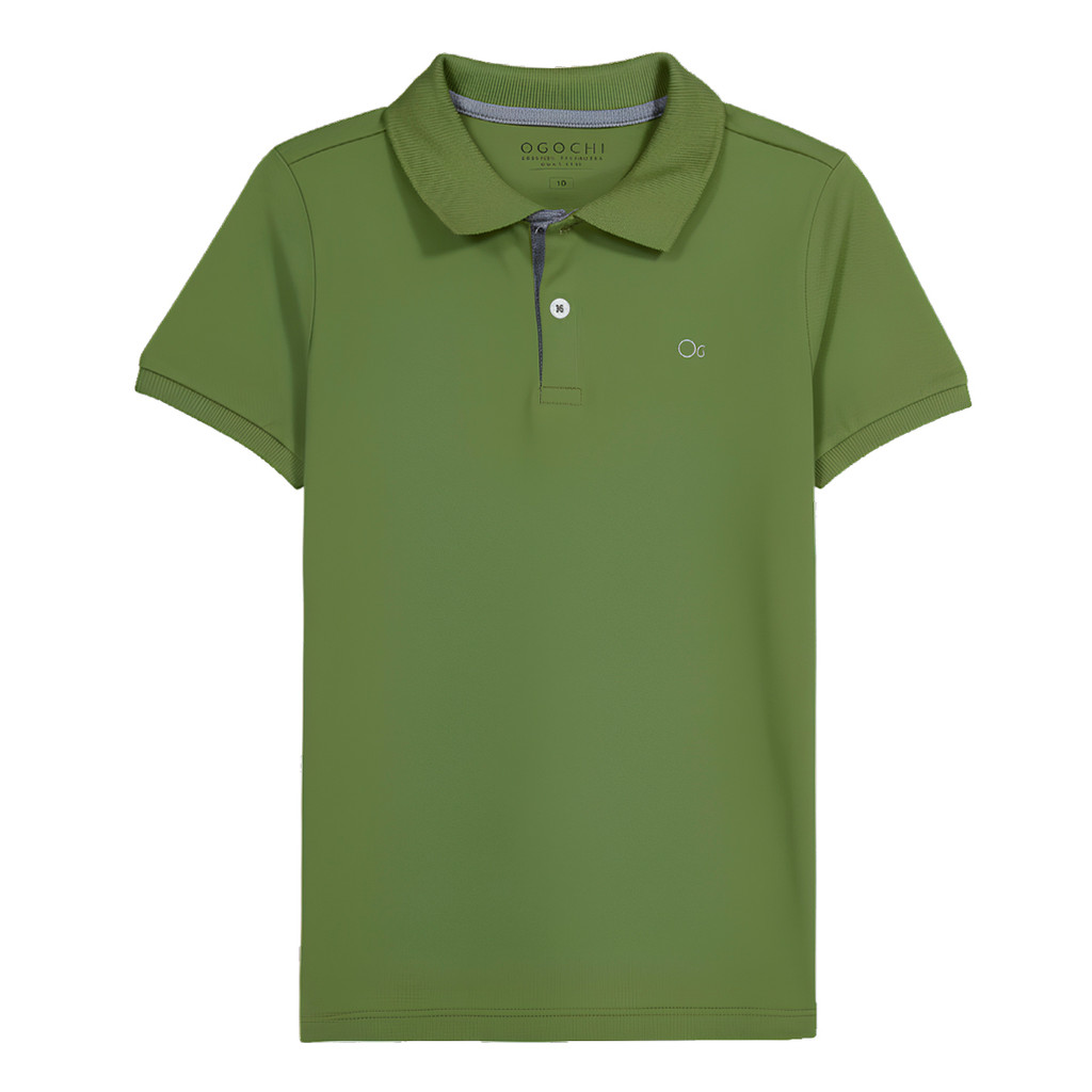 Camiseta Polo Infantil Ogochi Essencial Slim 10/18