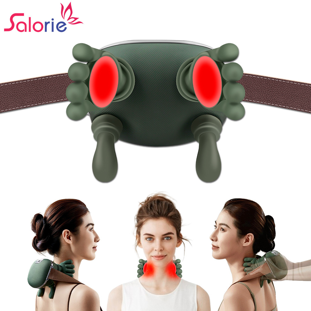 Salorie Massageador De Pressão De Dedo , Para Costas E Ombros Pescoço , Massagem Profunda , Relaxament