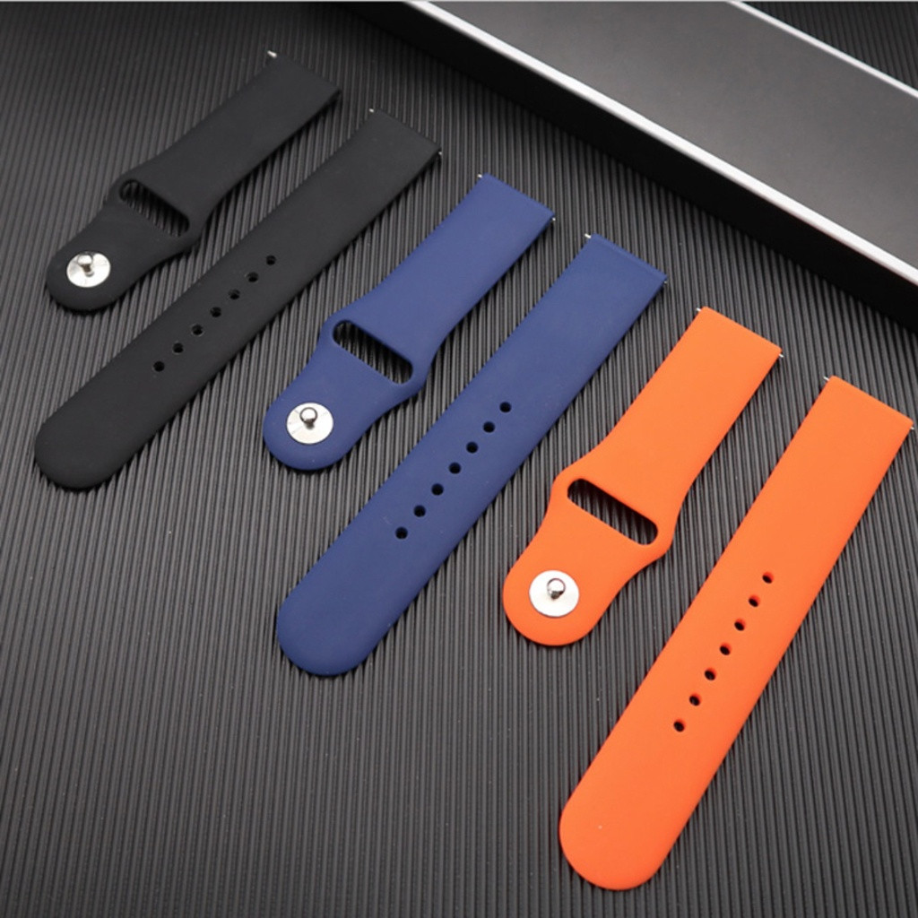 Pulseira 20 / 22mm De Silicone Colorida EXCLUSIVA Para Amazfit GTR | GTR 2-2E | GTR 3- 3 PRO GRT 4 — imagem 2 de 2