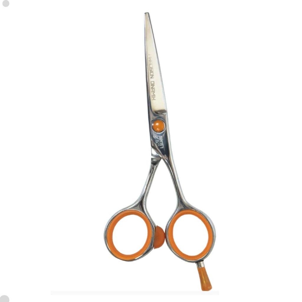 Tesoura Profissional Mega Precision Relax Dinamix Fio Navalha 5.5 Sk82-55