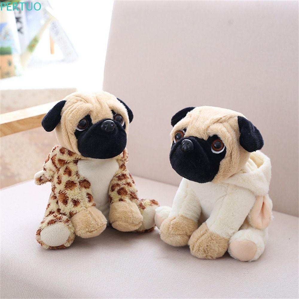 PERTUO Recheado Sharpei Cão , Bichos De Pelúcia Coelho Elefante Pug Brinquedos , Leão Ovelha Leopardo