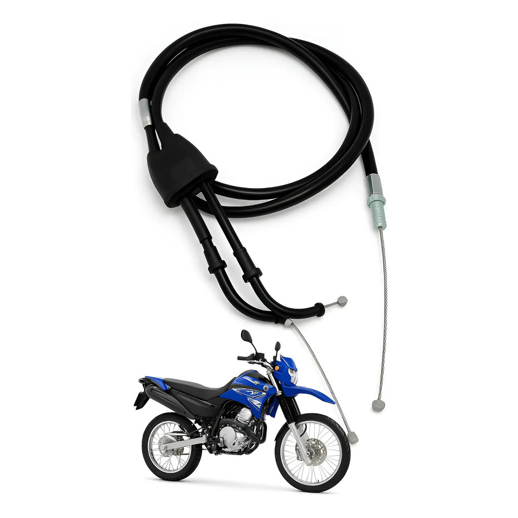 Cabo Acelerador Duplo Yamaha Xtz 250 Lander 2007 Até 2015 Iron