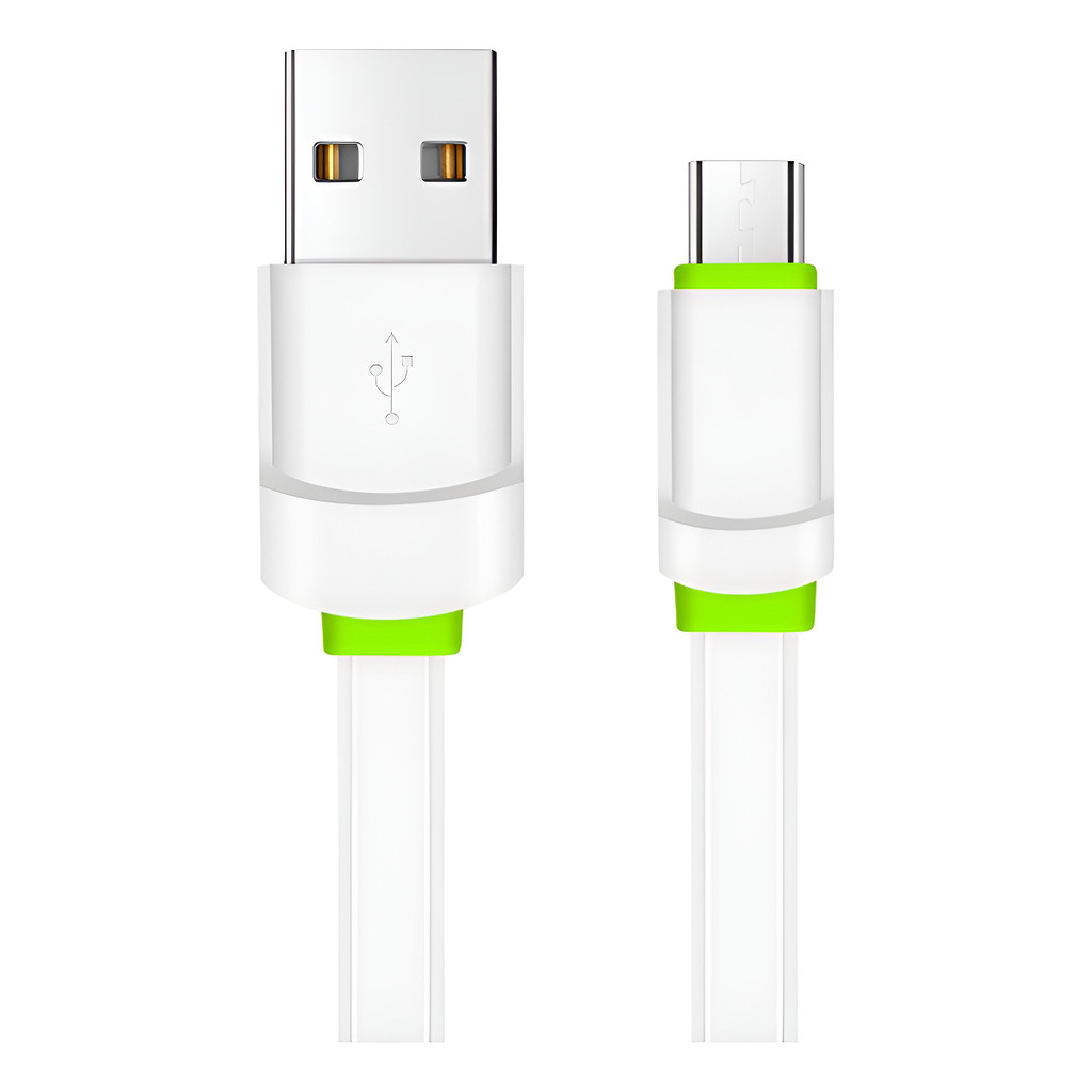 Cabo Usb Tipo C Carga Dados Rápido Turbo 2 Metros Reforçado Branco h'maston H136-3