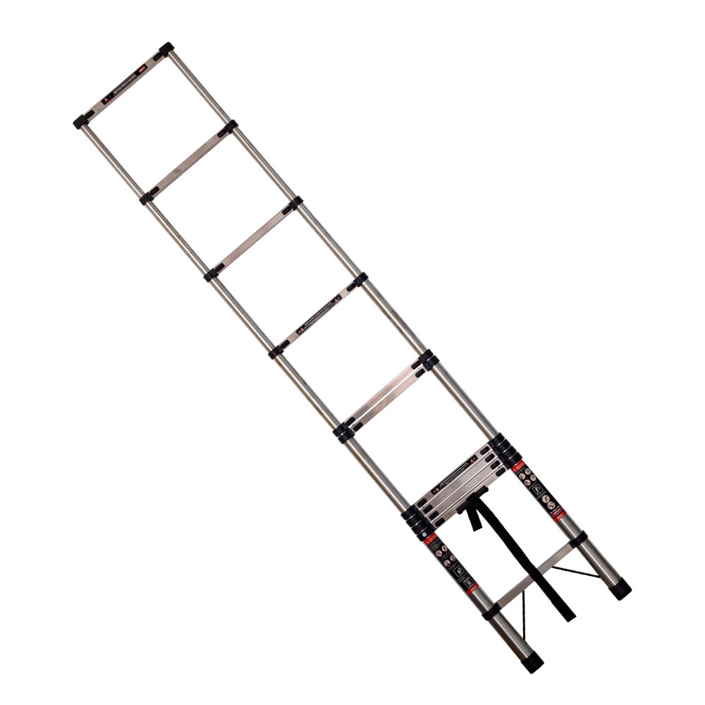 Escada de Inox Telescópica Reta 11 Degraus 3.70 Metros Noll 796,0003