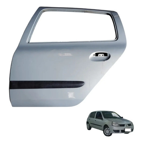 Porta Esquerda Traseira Friso Clio 2005 2008
