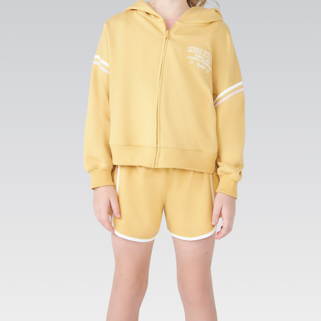 Jaqueta Moletom Peluciado Infantil Menina HERING Original Moda Kids Conforto Estilo Qualidade