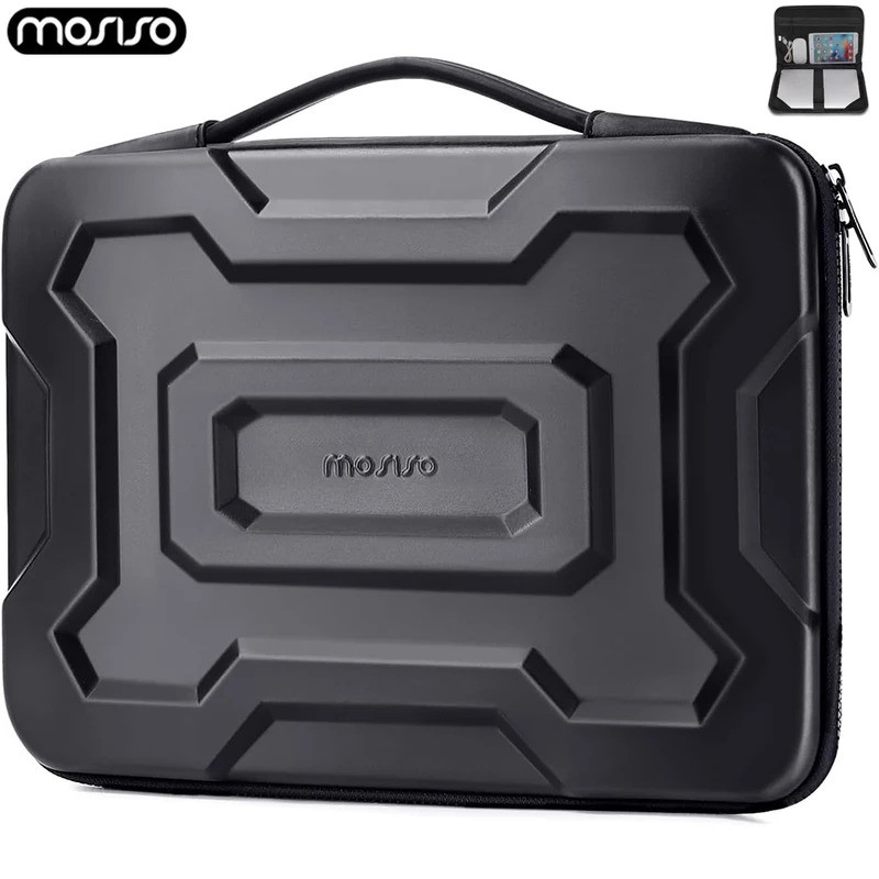 Capa Dura À Prova D'água Para Laptop , MacBook Air Pro 13 14 15 16 Polegadas HP Dell Acer EVA , Bolsa De Transporte