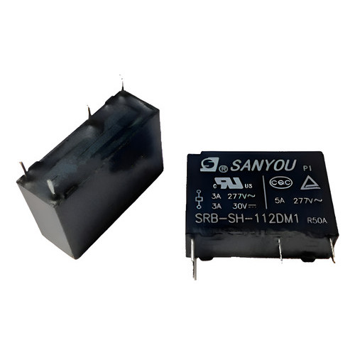 3x Relé Srb-sh-112dm2 12vdc 5a Sanyou Placa Ar Condicionado